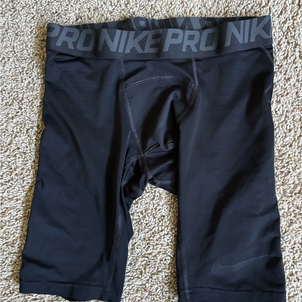 Nike Black Compression Shorts